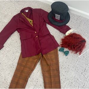 Men’s Mad Hatter Halloween Costume.